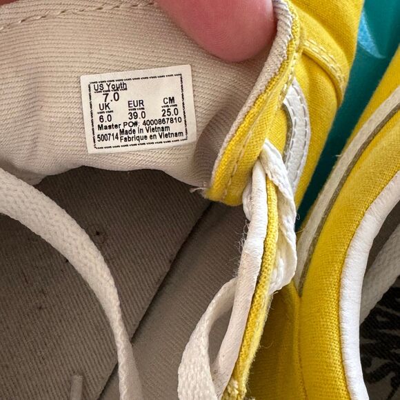 Vans Old Skool Skateboarding Shoes Low-top Yellow - Picture 5 of 5